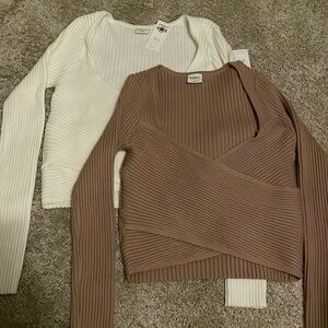 Two Abercrombie Sweater Top